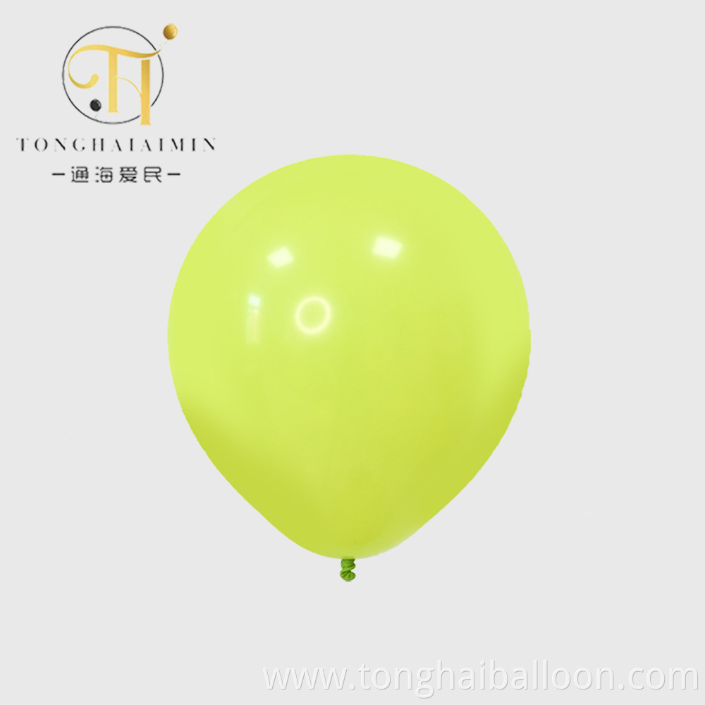 Matte Fruit Green Balloons